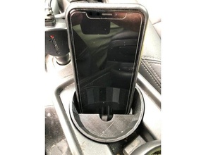 volvo içinde bardak tutucu iphone standı özellik cep telefonu qav500 3d print model - Mito3D