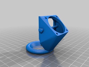 mpsm fan blow ring 3d printer parts 3d print model - Mito3D