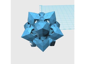 konvexe geodätische 6v Kugel-Muster 0 1 15 16 27 28 Stern 3d print model - Mito3D