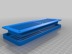 meu personalizados gabinete entrada de ventilação utilizar o filtro carvão Impressora 3d acessórios personalizado 3d print model - Mito3D