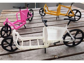 cargo bike vehicles bicycle model miniature 3d print model - Mito3D