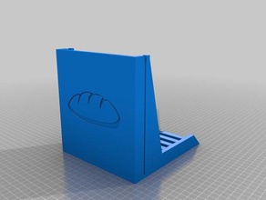 pão fatia guia de corte A impressão 3d 3d print model - Mito3D