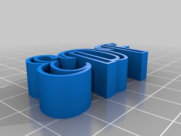 meine angepasste text-Speicher Skulpturen kundengebundene 3D print model - Mito3D