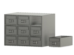 alet kutusu 3d yazıcı aksesuarları 3 ender yararlı yardım eli organizasyon Organizatör aracı araç Toolbox 3d print model - Mito3D