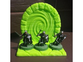 stone portal toy & game accessories gaming tabletop teleport wargaming warhammer 3d print model - Mito3D