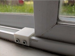 Schiebe-Fenster-stopper arr t pour fen tre coulissante Ersatz-Teile Klimaanlage Fenster 3d print model - Mito3D