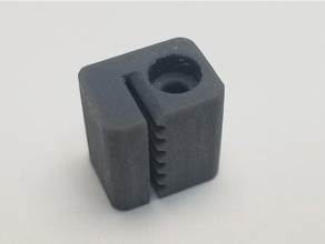 belt retainer clip 3d printer parts fusion360challenge railcore ii wearablefusion 3d print model - Mito3D