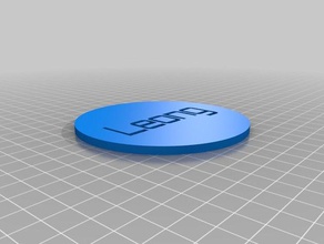 leongcustomizeable drink coaster 3d printing customized 3d print model - Mito3D