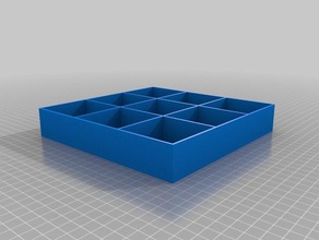 my customized box compartments tool holders & boxes 3d print model - Mito3D