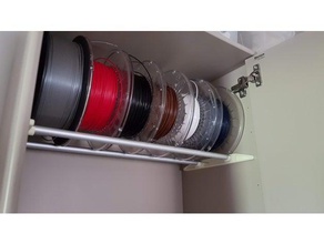filament shelf montana 3dprinter bracket storage 3d print model - Mito3D