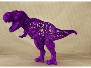 t rex decorazione animali la dinosauro arredamento per casa scultura t-rex 3d print model - Mito3D
