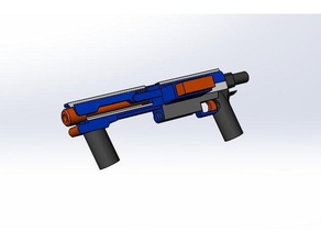 rampage nerf blaster lego figurines jouets de construction arme à feu compatible armes minifig figurine l'arme 3d print model - Mito3D