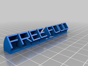 freefoodv2 office kundengebundene 3d print model - Mito3D