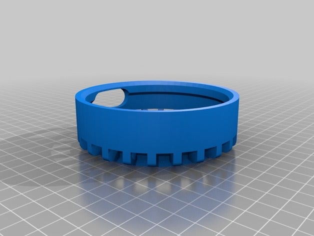 echo dot mounting hole household als amazon wheelchair 3D print model - Mito3D