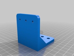 my customized fully l bracket parts 3d print model - Mito3D