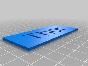 thor-top jogos personalizado 3d print model - Mito3D