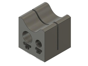 straight cut guide -guida per tagli dritti tools copper pipe cutter hacksaw tool 3d print model - Mito3D