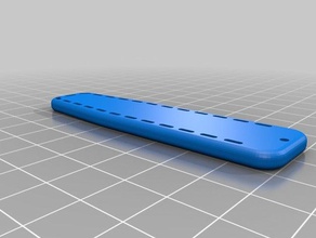 spinal board keychain tavola spinale keychains redcross spinalboard 3d print model - Mito3D