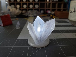 glowing giant crystal led 3d printing d&d dnd dungeons dragons 3d print model - Mito3D