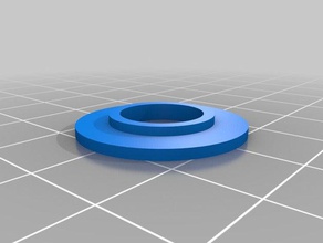 my customized centrifugal fan blade v25 parts 3d print model - Mito3D
