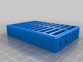 para pil cr2450 tepsi organizasyon tutucu 3d print model - Mito3D