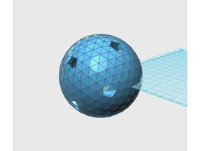 geodesic 6v sphere pattern 1 2 15 16 17 28 math art dome 3d print model - Mito3D