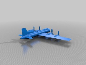 b-17 A impressão 3d 3d print model - Mito3D