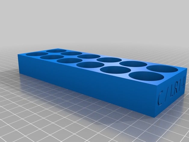 stackable battery tray c-battery c-cell lr14 batteries organization holder c cell 3D print model - Mito3D