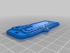 glen Schlüsselanhänger kundengebundene 3d print model - Mito3D
