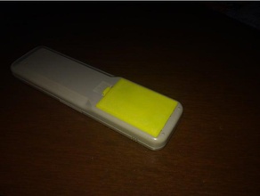 generic ac remote battery door replacement parts 3d print model - Mito3D