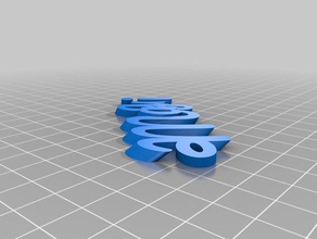 magui cursiva organización personalizado 3d print model - Mito3D