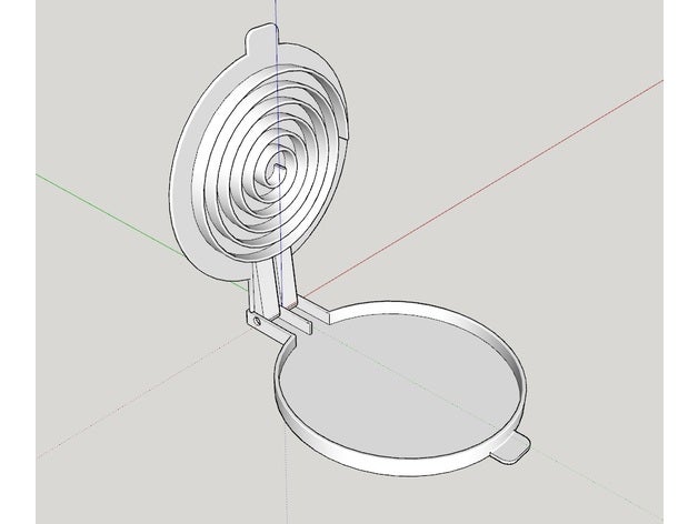 mosquito repellent coil maker 3D print model - Mito3D