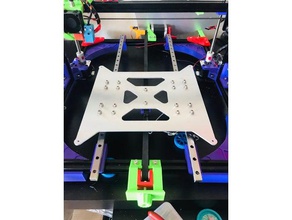 flsun plus - mgn12 bed mounts 3d printer parts 3d print model - Mito3D