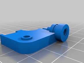 monoprice select mini threaded extruder plate 3d printer parts 3d print model - Mito3D
