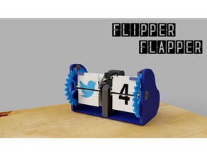 flipper flapper gadgets clock desktopfusion fusion360challenge retro