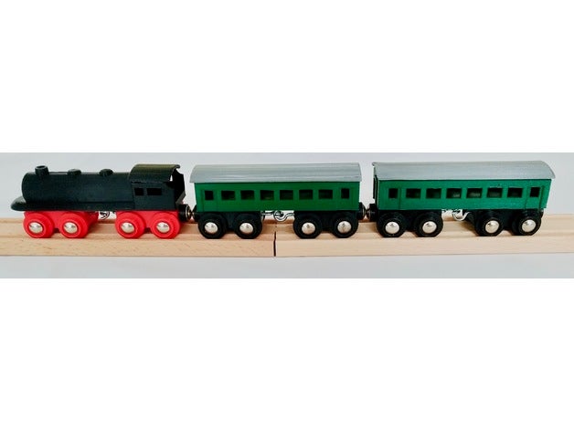 buharlı oyuncak tren oyuncaklar ve oyunlar brio model trenler 3D print model - Mito3D