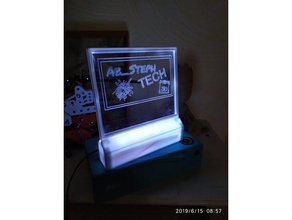 pr sentoir led pour plaque-Polycarbonat-led-display-Platte aus Polycarbonat Dekor led-Licht 3d print model - Mito3D
