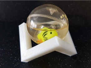 balón parado decoración la bola de kugel mármol pie san ajo 3d print model - Mito3D