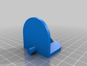prateleira pino 3 peças de substituição personalizado 3d print model - Mito3D
