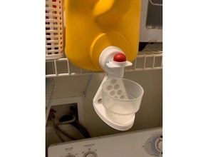 detergent hanger modified household laundry spigot 3d print model - Mito3D