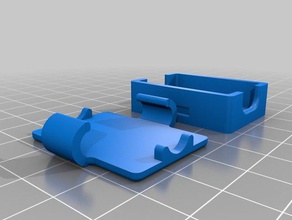filament dust remover box 3d printer accessories clip filter cleaner 3d print model - Mito3D