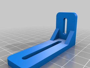 l-profile diy bracket fixation lack mount mounting wall 3d print model - Mito3D