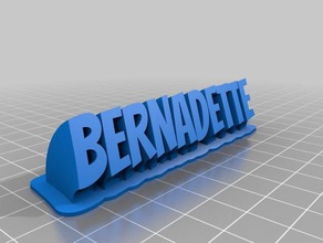 bernadette office su misura 3d print model - Mito3D