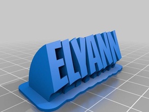 elyann office customized 3d print model - Mito3D