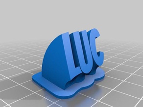 luc office customized 3d print model - Mito3D