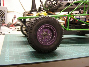 chorro de arena rueda r c vehículos 12 mm hex beadlock auto art marca coche rc la los neumáticos tamiya 3d print model - Mito3D