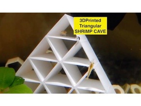 triangolare di gamberi grotta hobby 3d print model - Mito3D