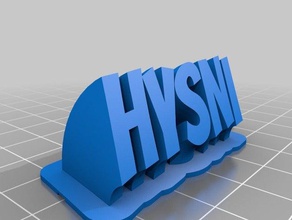hysni office customized 3d print model - Mito3D