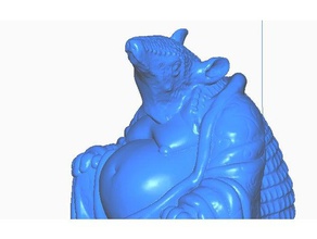 armadillo buddha animal collection sculture animale il busto remix statua 3d print model - Mito3D