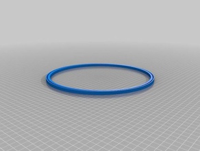 paper towel stand base ring kitchen & dining 3d print model - Mito3D